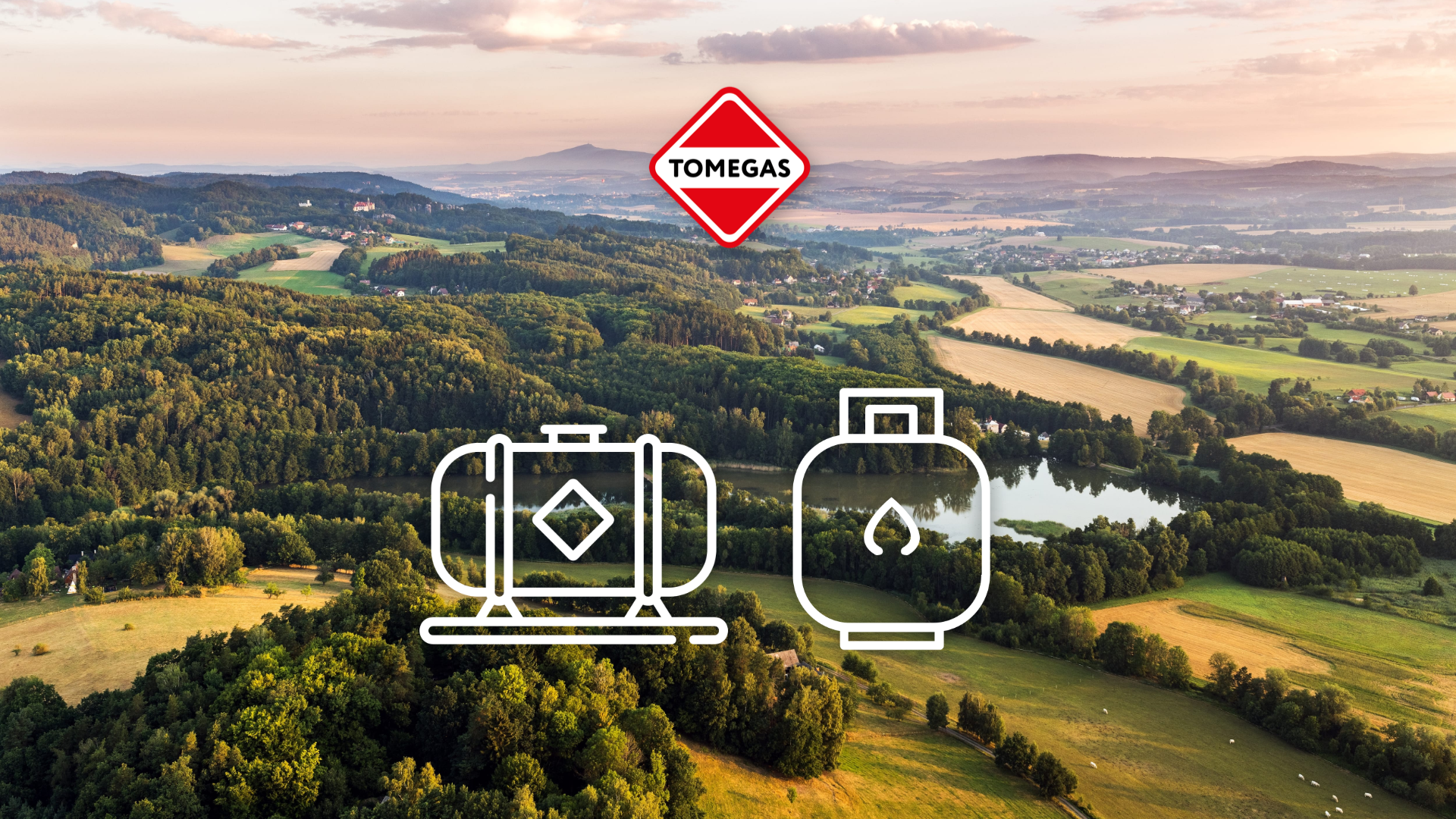 BIO propan TOMEGAS do lahví i pro vytápění